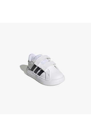 Adidas Grand Court 3.0 Bubble Comfort Çocuk Beyaz Spor Ayakkabı Js4906