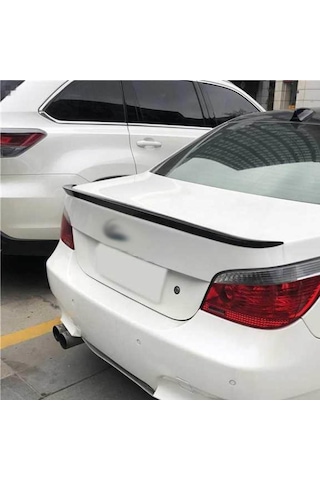 BMW 5 Serisi İçin Uyumlu E60 Bagaj Spoiler Piano Black 2005-2010