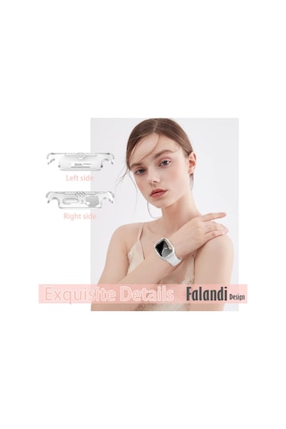 Apple Watch Ekran Koruyucu 10, 9, 8, 7, 6, 5, 4, Se Serileriyle Uyumlu 46/42/40/44/41/45mm Elmas Çizilmeye Dayanıklı Cam Hk