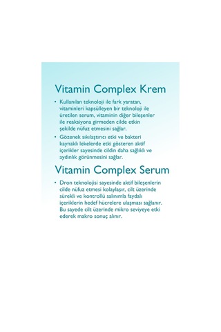 Baga Vitamin Kompleks Krem & Vitamin Kompleks Serum & Hassas Peeling Krem 3'lü Set
