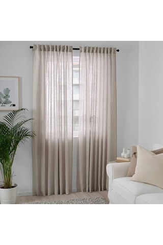 Ikea Dytag Tül Perde 145x300 Cm Bej