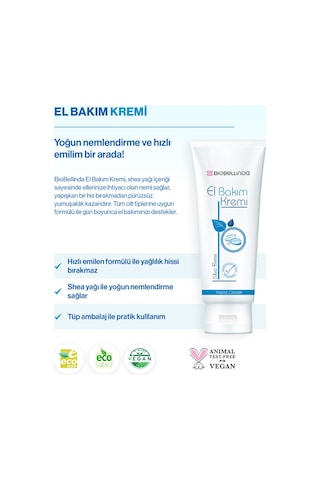 Doğal El Bakım Kremi Nemlendirici Bakım Shea Butter El Kremi 75 Ml Alkol İçermez