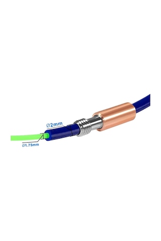 Koodmax 3d Yazıcı Titanyum Alaşımlı Barel Ender3 Hotend 4.1mm Flement Metal Boru Boğazı M6