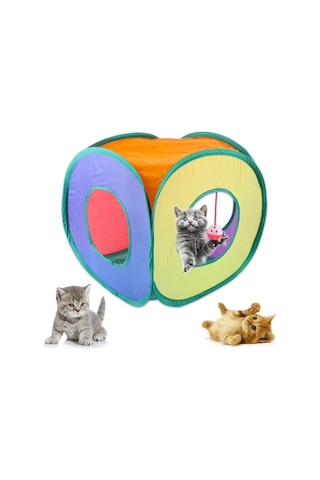 Konyax Oyuncak Toplu Kedi Oyun Tüneli