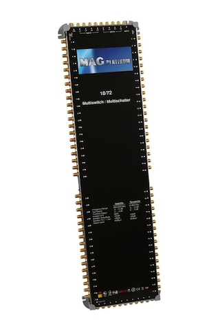 Mag Platinum Mp 10/72 Multiswitch - 10 Giriş 72 Çıkışlı Merkezi Uydu Santrali Hybrid 4k Ve 3d Destekli-203856