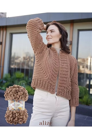 Alize Puffy Puffy Fine 161 - 10 Adet Peluş İplik 240559991
