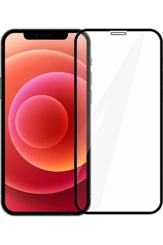 Best İphone 12 Pro Max 6.7 9h 3d Tempered Full Cam Ekran Koruyucu- 5775