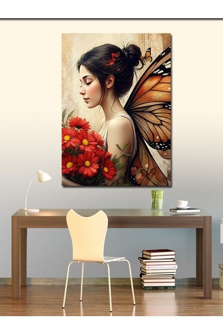 Kanvas Tablo Çiçek Perisi 70cmx100cm
