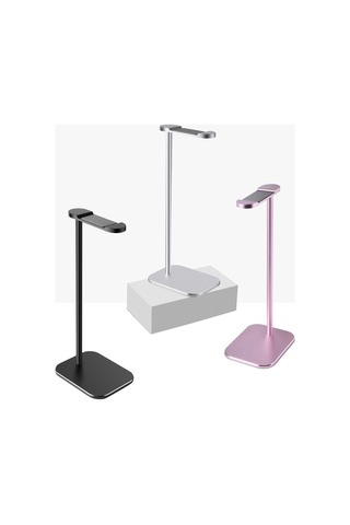 Wezone Taşınabilir Alüminyum Kulaklık Standı - Kaymaz Tabanlı, Şık Ve Dayanıklı Masaüstü Aksesuarı