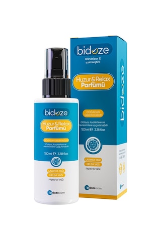 Bidoze Huzur & Relax Parfümü 100 Ml. Sakinleştirici Uyku Ve Yastık Spreyi Abundance Prosperity