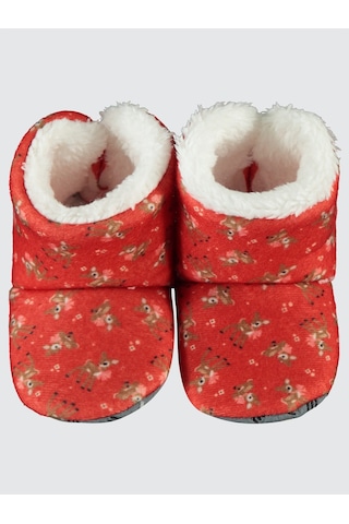 Civil Girls Kız Çocuk Panduf 18-27 Numara Kırmızı Kırmızı