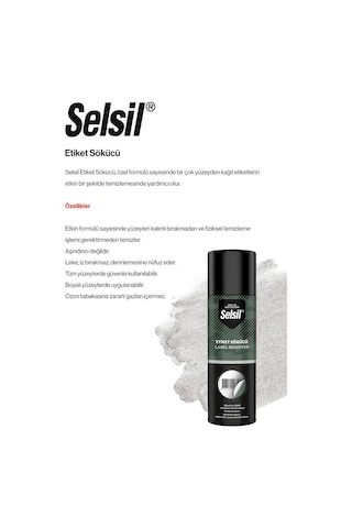 Selsil 65 Al 55 Öde, 200 Ml Etiket Sökücü Ve Rosie Pamuk