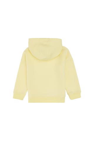 U.S. Polo Assn. Kız Çocuk Sarı Kapüşonlu Şardonlu Basic Sweatshirt 50314304-VR044