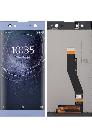 Cbtx Sayısallaştırıcı Tam Montajlı Sony Xperia Xa2 Ultra İçin Lcd Ekran Mavi