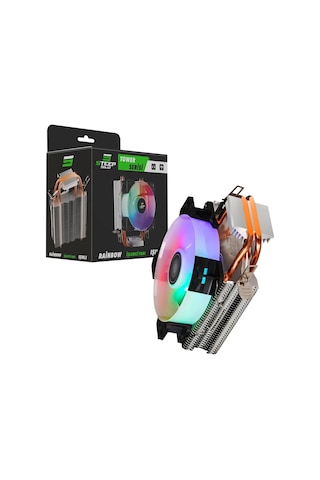 Steep Solid İntel Lga 775 Bakır Cpu Fan - Rbw Rainbow Masaüstü İşlemci Fanı