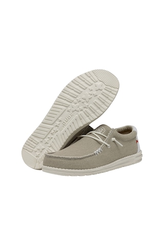 Off Whıte Sneaker Günlük Erkek Hd.40003 Hey Dude Wally Braid Beyaz