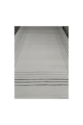 Black Serisi 200x290 6m2 Akrilik Dokuma Halı Siyah Krem
