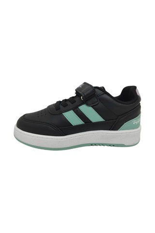 Raymax 0046 Filet Cırtlı Numara 35 Çocuk Sneaker Ayakkabı Siyah - Su Yeşili