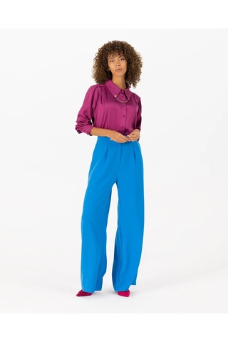 Scl Rahat Kesim Turkuaz Kadın Pantolon 22211001000 Turkuaz