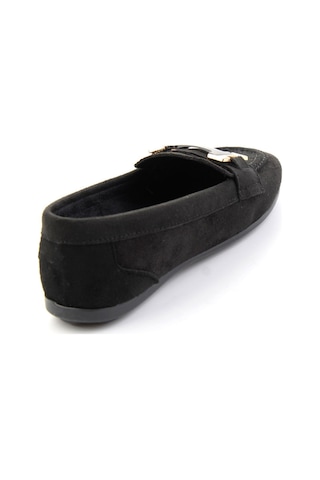 Bambi Siyah Kadın Loafer Ayakkabı K01542380672