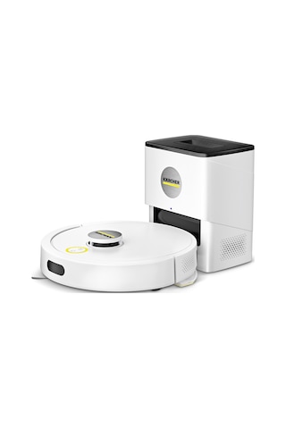 Karcher RVC 3 Comfort Extra Çöp İstasyonlu Akıllı Robot Süpürge Beyaz