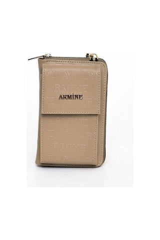 Armine 265 Vizyon Lazer Kadın Cüzdan Bej