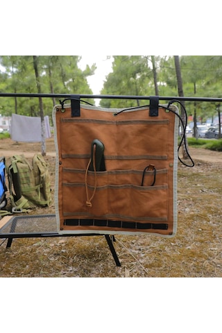 Homyl Seyahat Barbekü Için Sofra Saklama Çantası 38x36.5cm Haki