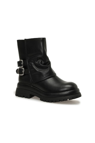Butigo 25k-8103 5pr Siyah Kadın Biker Bot 000000000102050925 Siyah