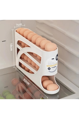 Maiyame Buzdolabı Düzenleyici Krem Rengi - Şık Ve Pratik Saklama Çözümü Bej