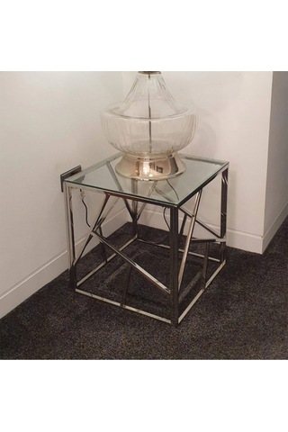 Renna Paslanmaz Metal Yan Sehpa