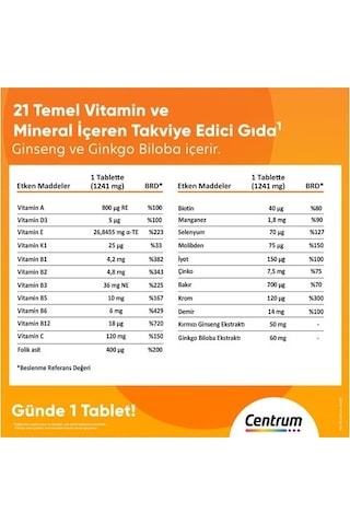 Centrum Energy 30 Tab