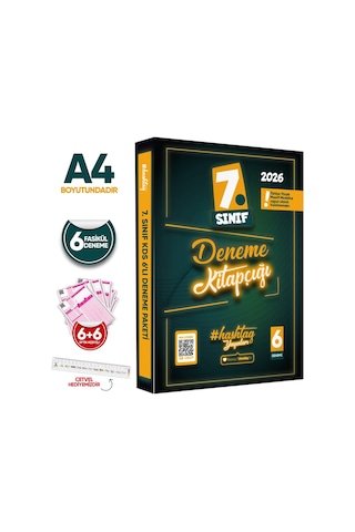 2026 7.sınıf #Hashtag Kazanım Değerlendirme Sınavı 6lı Sarmal Deneme Paketi Çözümlü Türkiye Geneli
