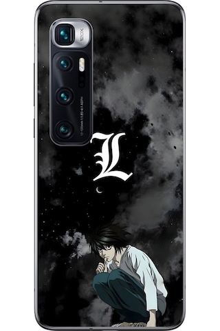 Xiaomi Mi 10 Pro Uyumlu Şeffaf Kılıf Death Note 2 Tasarımlı