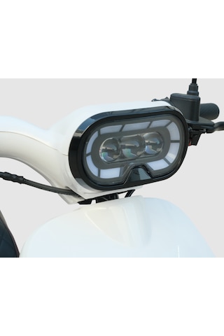 Arora Vızzy 249 Elektrikli Motosiklet 60v20ah Nfc Kartlı Motosiklet Beyaz