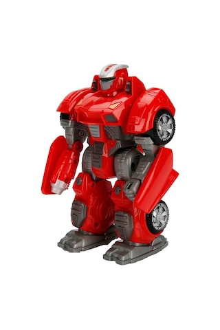Happy Kid M.a.r.s. Sesli Ve Işıklı Yürüyen Robot 04072 Kırmızı