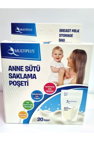 Anne Sütü Saklama Poşeti, Süt Saklama Poşeti 20 Adet