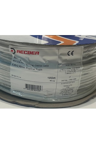 Reçber Mini U/4 Phy Cu/al Koaksiyel Kablo 100 Metre