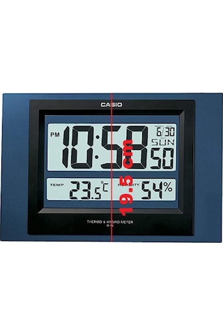 Casio Id-16s-2df Dijital Termometreli Nem Ölçer Masa Ve Duvar Saati