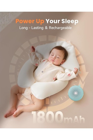 Dreamegg Beyaz Gürültü Makinesi - 21 Rahatlatıcı Ses - Nane Yeşili