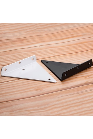 Sones Yük Taşıyan Görünmez Üçgen Braket Duvar Raf Braketi Vidalarla, Özellikler: 280x170mm Beyaz