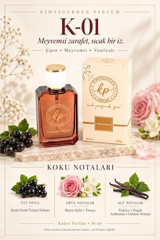 KP K-01 Kadın Parfüm EDP 50 ML
