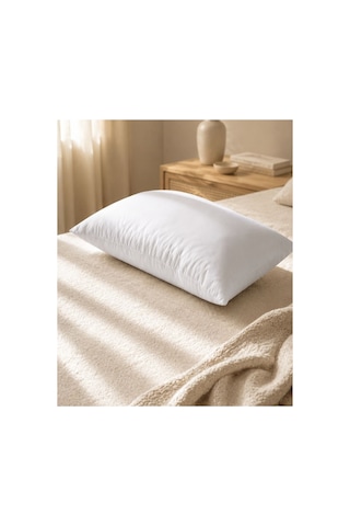 Microfiber Yastık 900 Gr Silikon Elyaf Dolgulu 50 x 70 CM Beyaz