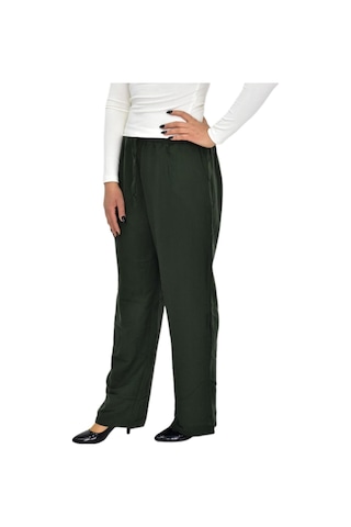 Nazal Kadın Beli Lastikli Bol Pantolon Bgl-st04216 Yeşil