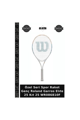 Özel Seri Spor Raket Genç Roland Garros Elıte 25 Kıt 25 Wr086810f