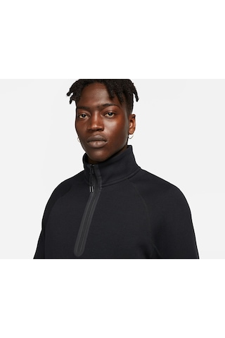 Nike Nıke Tech Fleece Erkek Sweatshırt Fb7998-010 Siyah