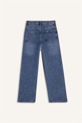 Defacto Kız Çocuk Straight Wide Jean Pantolon G7740a826spnm34 Mavi-nm34