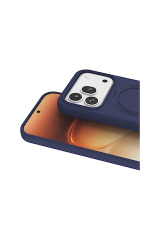 Uryport Huawei Honor 600 Pro Regal Magsafe Standlı Kapak - Lacivert