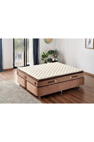 Nironyatak W.Cotton 140X190 Çift Kişilik Pedli Yatak Full Ortopedik Yaylı Ya