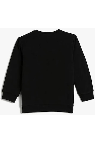 Koton Erkek Çocuk Sweatshirt Siyah 4wkb10268tk 24ky59000601 Y5901