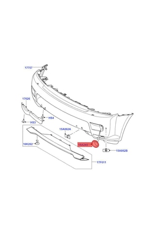 Range Rover Sport Autobiography Sis Farı Çerçevesi Sol Lr019637
